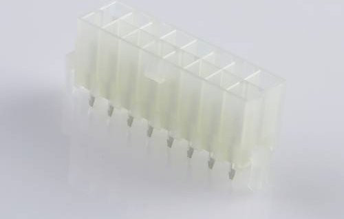 Molex Einbau-Buchsenleiste in Weiß mit 16 Polen und 4,20 mm Rastermaß - Bild 1