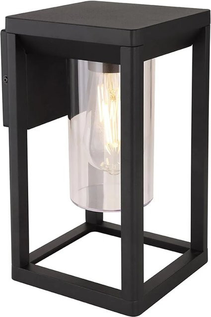 Globo Außenleuchte Candela in Schwarz aus Aluminium, B/H/T: 15 x 27 x 16,5 cm - Bild 1