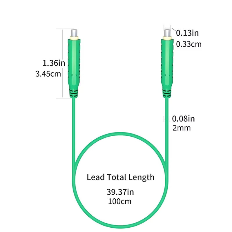 A22I Set aus 6 magnetischen Silikon-Messleitungen, flexible Jumper-Testdrähte für Sensoren und Schalter, 3,3ft, 30VAC 5A - Bild 2