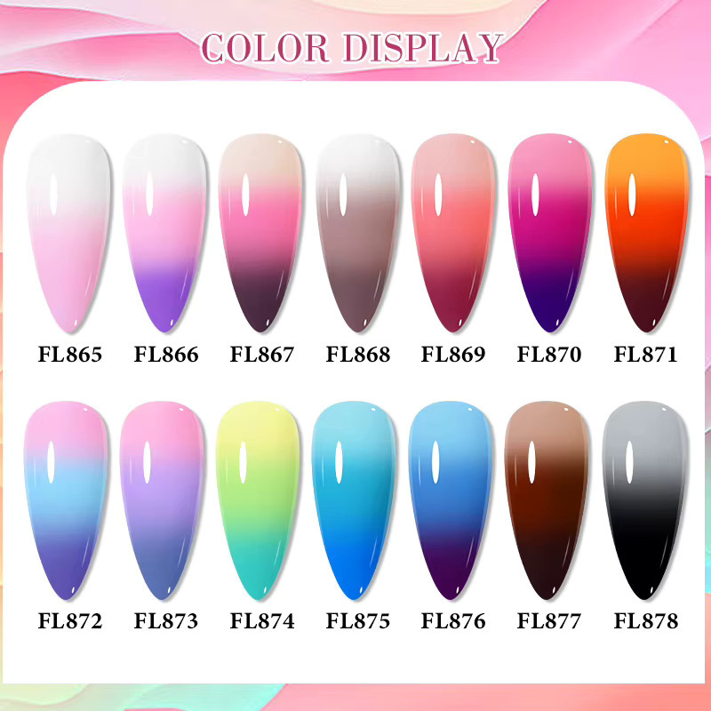 FOUR LILY Thermo-Gel-Nagellack, 10 ml, Glänzend - Bild 3
