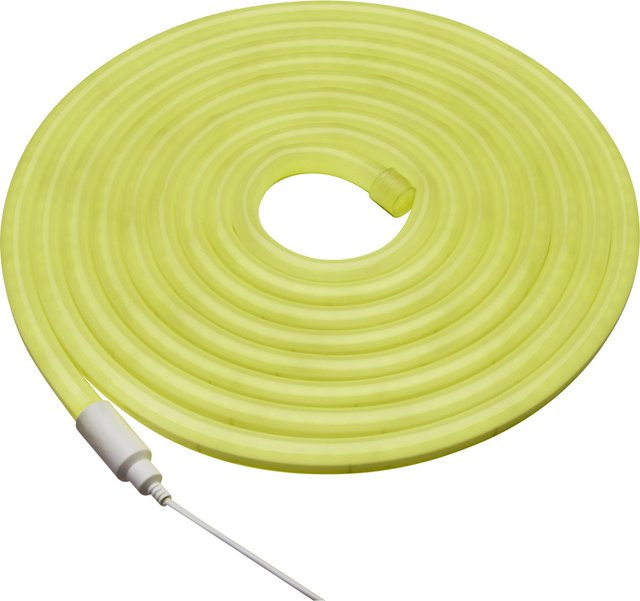 LED-Lichtschlauch Neon Flex mit 360 Grad Farbwechsel in Multicolour, 5 m Länge, inklusive Fernbedienung und IP44 Schutz für Garten, Terrasse und Innenräume - Bild 1