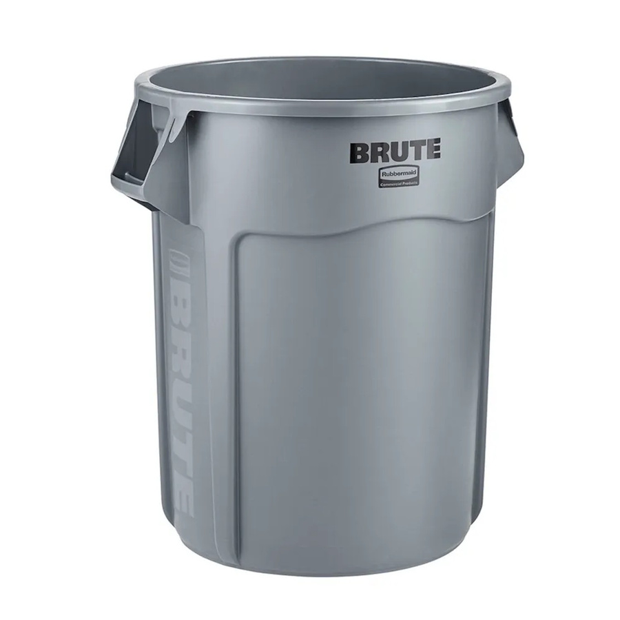 Rubbermaid Brute Runde Mehrzwecktonne mit Belüftungskanälen, Grau, Kunststoff, H: 83,3 cm, Ø: 67 cm - Bild 2