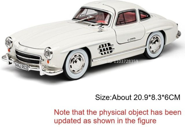 Linyi toy car Käfer 300SL Modellspielzeug Oldtimer, 1:24, Metall, Ton und Licht, ab 14 Jahren - Bild 1
