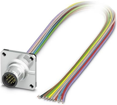Phoenix Contact 1441587 Sensor-Aktor-Einbausteckverbinder M12 Stecker, 12 Polzahl, multicolor, 0,50 m - Bild 1
