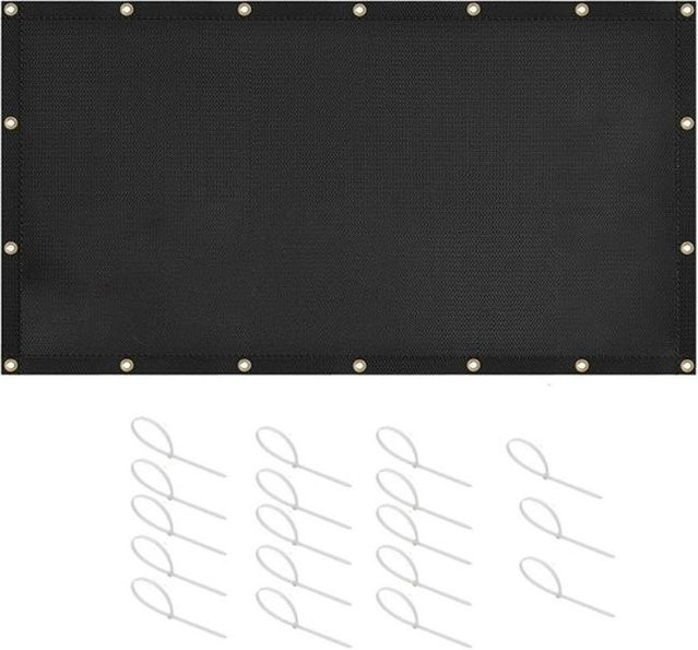 Deamos Feuerfeste Hitzeschilde aus Glasfaser und Silikon für Grill und Terrasse, Breite: 91,5 cm, Höhe: 183 cm - Bild 1