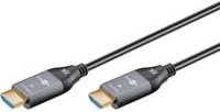 goobay Optisches Hybrid Ultra High-Speed HDMI Kabel AOC 8K 60Hz Schwarz Grau 20 m - Bild 1