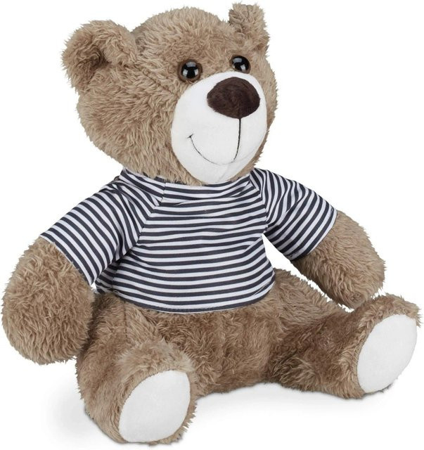 Relaxdays Türstopper Teddybär aus Polyester in Hellbraun, H x B x T: 21 x 22 x 15 cm - Bild 1