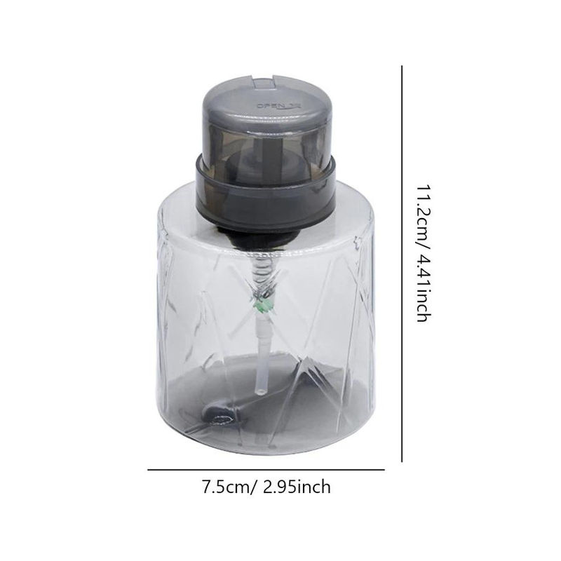 Nachfüllbare Pumpspender Flasche für Nagellackentferner und Make-up-Entferner in Reinfarben - Bild 4