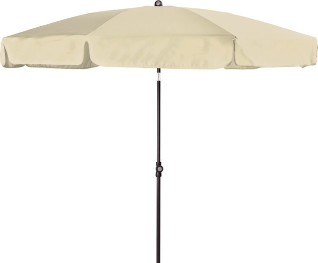Doppler Sonnenschirm Sunline Neo 200 Mittelstockschirm in Beige mit Polyesterbespannung und Stahlgestell, Durchmesser: 200 cm - Bild 1