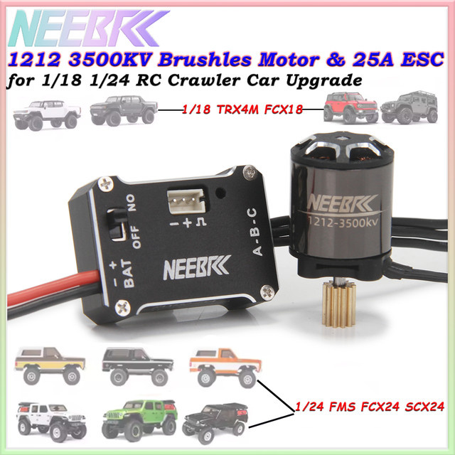 NEEBRC Außenläufer Brushless Motor, Metall, Zubehör - Bild 1