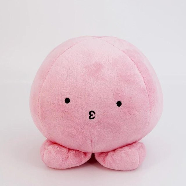 Yiran toy Rosa Oktopus Plüschtier, Blumen-Oktopus Anhänger, 20cm - Bild 1