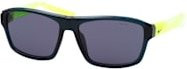 Nike EV24044 Sonnenbrille, Quadratisch, Vollrand, Kunststoff, Herren, Blue Black - Bild 1