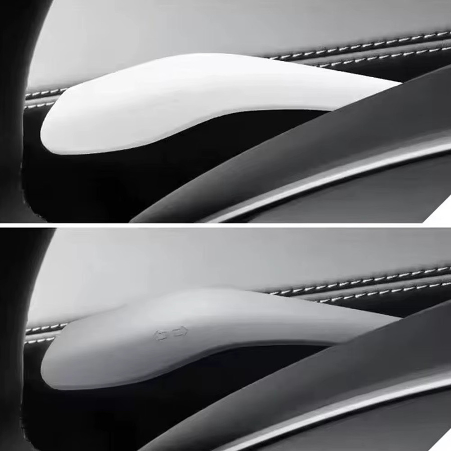 Tesla Modell Y 2025 Zubehör Set: Silikon Schutzabdeckungen für Lenkrad und Schalthebel zur Innendekoration - Bild 4