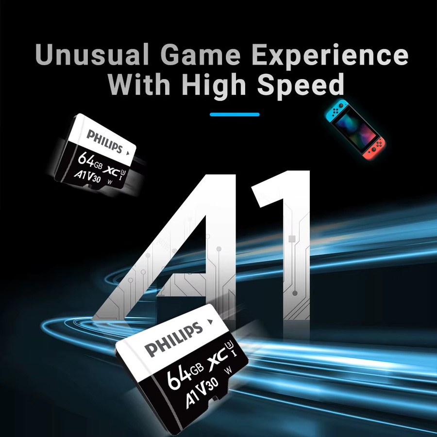 Philips MicroSD Speicherkarte High Speed Class 10 in Schwarz mit 256 GB Kapazität für dein Smartphone - Bild 1