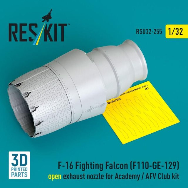 Academy F-16 Fighting Falcon (F110-GE-129), 3D Printed - Bild 1