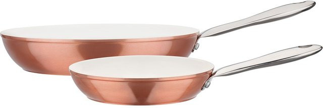 GSW Pfannen-Set Kupfer-Bronze, 2-teilig, Durchmesser: 20 cm und 28 cm - Bild 1