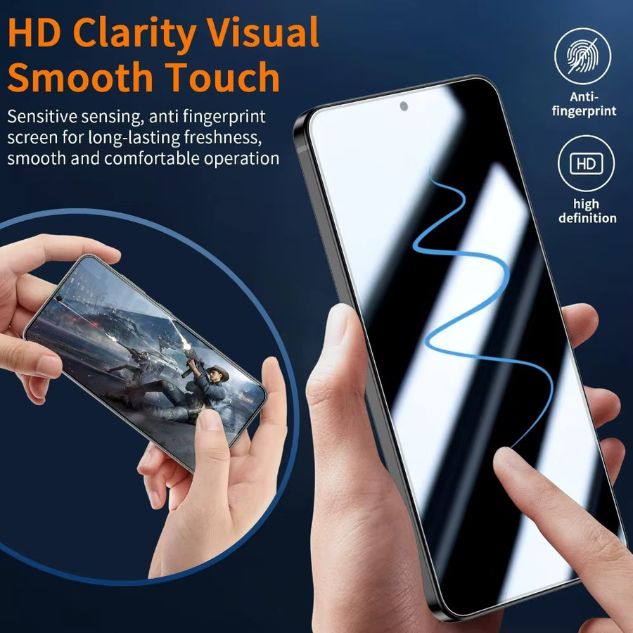 2 Stück Panzerglas Displayschutzfolie für Google Pixel 11 Pro, 11 Pro XL, 10 Pro und 9 Pro, transparent, kompatibel mit Fingerabdruck-Entsperrung - Bild 4