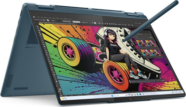 Lenovo Yoga 7 14AKP10 2 in 1 Convertible-Notebook mit 35,56 cm (14") Display in Tidal Teal - Bild 1