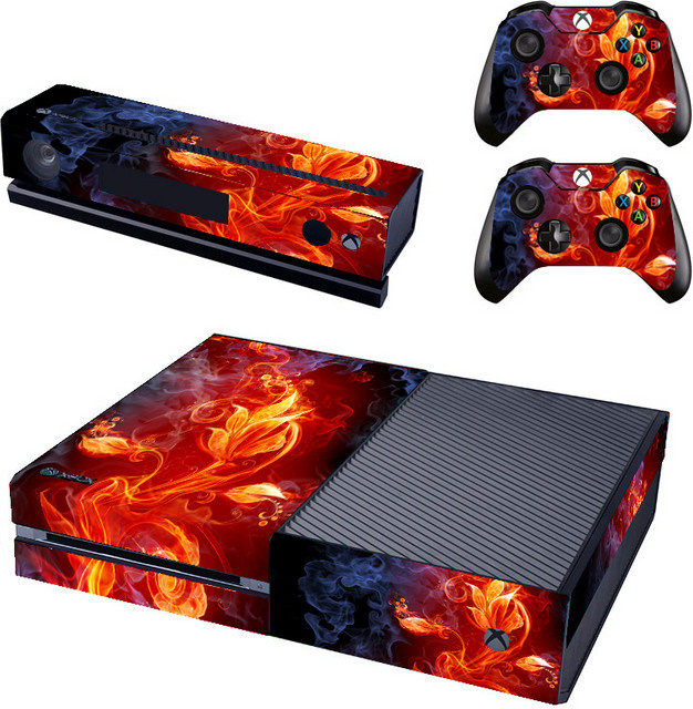 TECTINTER Vinyl Schutzhülle und Aufkleber Set für Xbox One Konsole und Controller - Bild 1