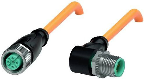 Pepperl+Fuchs 221860 Sensor-Aktor-Steckverbinder konfektioniert in Orange mit 4 Polen und einer Kabellänge von 2 m - Bild 1