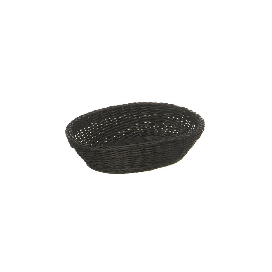 APS Korb Oval PROFILINE Schwarz B: 25 cm, T: 19 cm, H: 6,5 cm - Bild 1