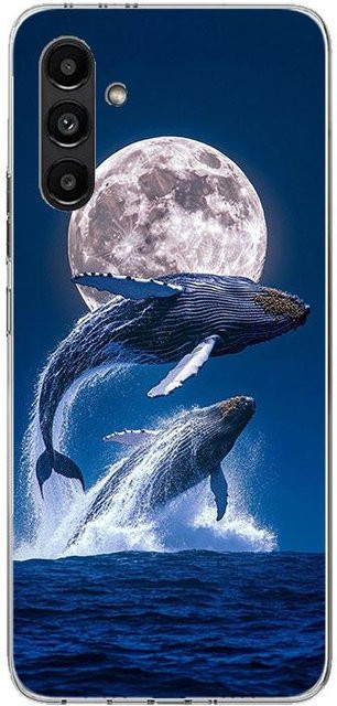 Handyhülle Buckelwal Meeresriese für Samsung Galaxy A-Serie in Blau - Bild 1