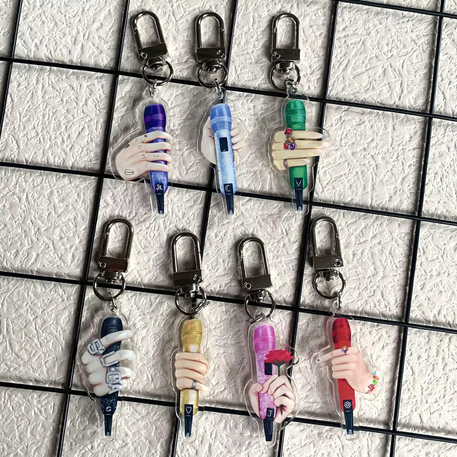 BT21 Mikrofon Acryl-Zubehör, Handmikrofon, Kunststoff - Bild 1