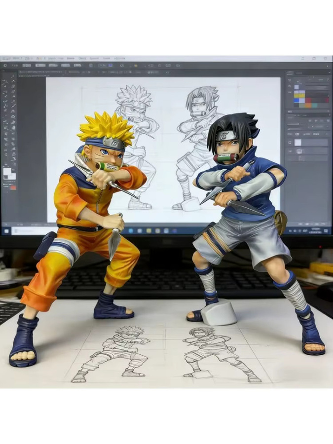 Bandai Naruto Uzumaki, Actionfigur, 18cm, Kunststoff - Bild 3