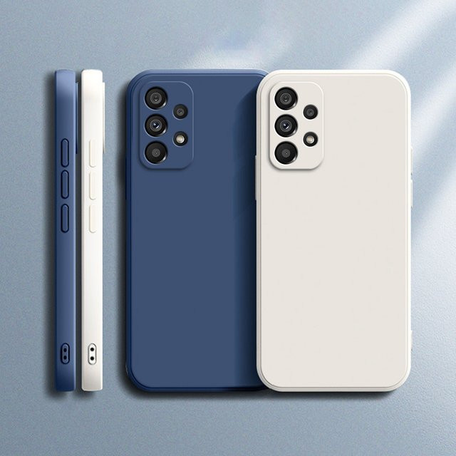 Silikon Schutzhülle für Samsung Galaxy A52 A52S A72 A13 A23 A32 A33 A53 A73 A14 A24 A34 A54 4G 5G in Weiß - Bild 1