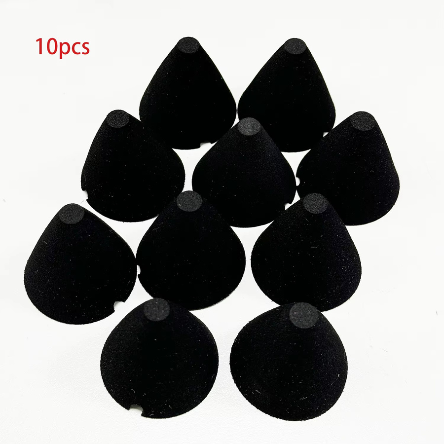 10 Stück Roland Ersatz-E-Drum-Trigger-Sensor-Schaumstoffschwamm in Schwarz, Maße: 35 x 37 mm, passend für PD85 PD125 PD105 PD128 PD108 PDX100 PD 80 80R 120 - Bild 3