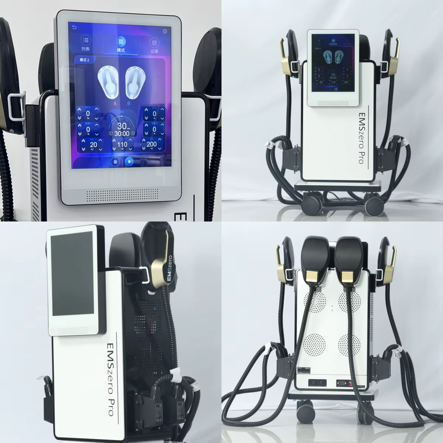EMSzero Körperformungsgerät Muskelstimulator mit 4 Handstücken, Unisex - Bild 3