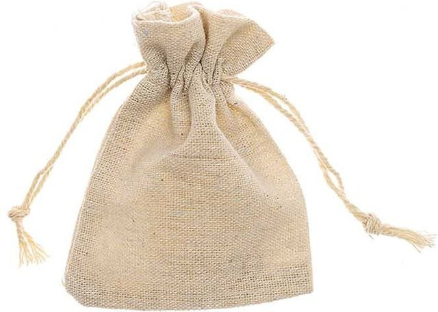 Rico Design Adventskalender Beutel in Juteoptik, Farbe: natur, B x H: 8 x 11 cm - Bild 1