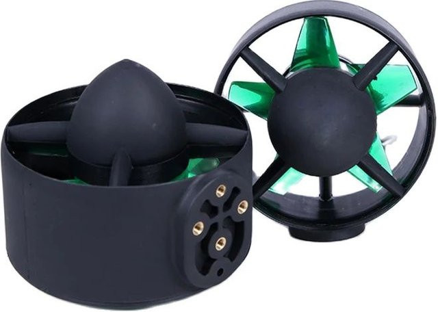 XMSJ Hochgeschwindigkeits-ROV-Unterwasserpropeller für Fischerboote, Kajaks und modifizierte Tauchroboter, 800W, Schwarz, 24-48V, 10A, 130N - Bild 1