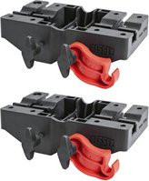 Bessey Multifunktionshalterung STE-MH-SET in Schwarz und Rot - Bild 1