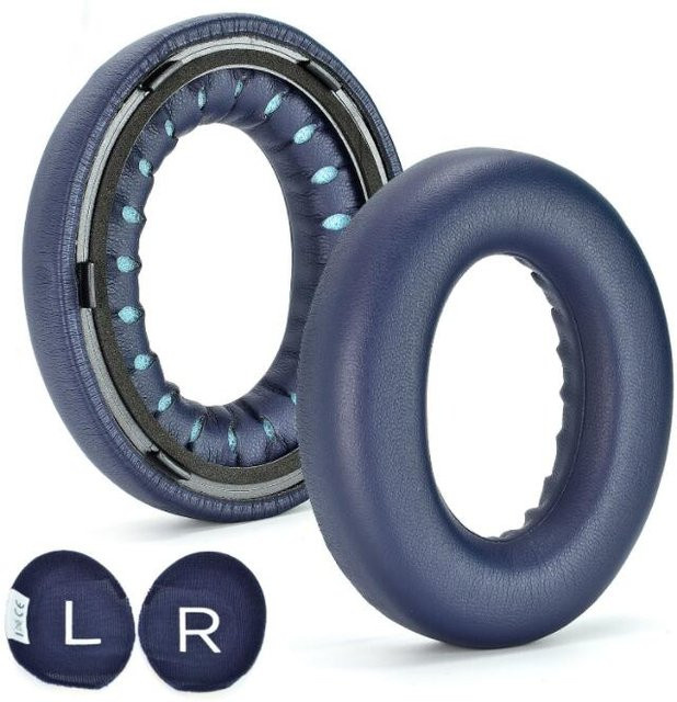 Ersatz-Ohrpolster für Bose 700 NC700 Kopfhörer aus Memory-Schaum und Leder in Blau - Bild 1