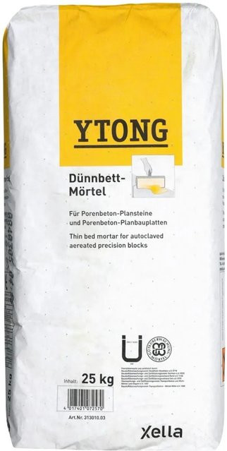 Ytong Dünnbettmörtel mit Zement in Weiß, 25 kg - Bild 1