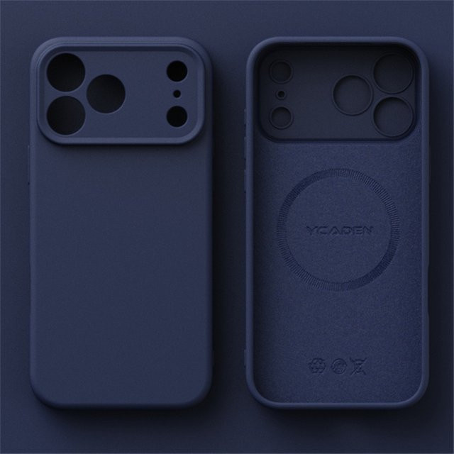 Magnetische Flüssigsilikon Handyhülle für Apple iPhone 17, 16 Pro Max, 16 Plus und 17 Air, kompatibel mit MagSafe, Farbe: Grün - Bild 1