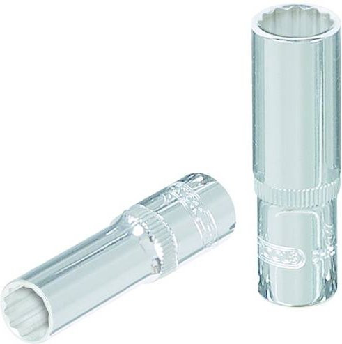 KS Tools CHROMEplus 12-kant-Stecknuss lang 9/16" in Silber, 3/8" Antrieb - Bild 1