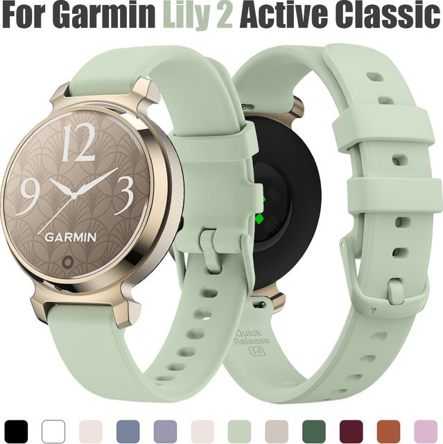 Garmin Uhrenarmband Silikon, Weiß, Damen - Bild 1