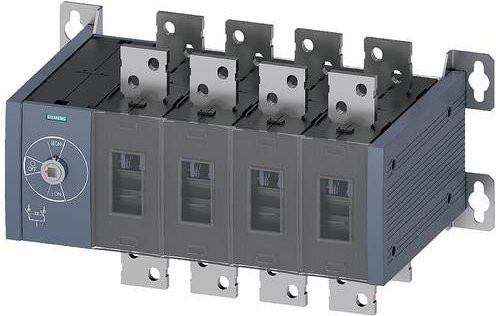 Siemens Netzumschalter 4polig 1000A 415 V/AC grau mit Schraubanschluss 3KC04500RE000AA0 - Bild 1