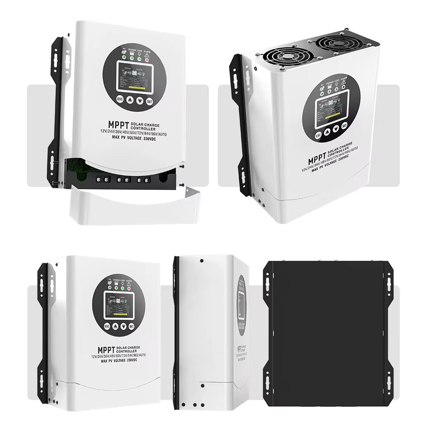 EVSOLAR MPPT Solar-Laderegler 60A/120A in Weiß mit optionalem WLAN, PV-Eingang 18-480V und Batterie 24-96V für Lithium-Batterien - Bild 3