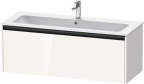 Duravit Waschtischunterschrank Ketho.2 in Weiß Hochglanz, wandhängend mit 1 Auszug, B/T: 121 x 48 cm - Bild 1