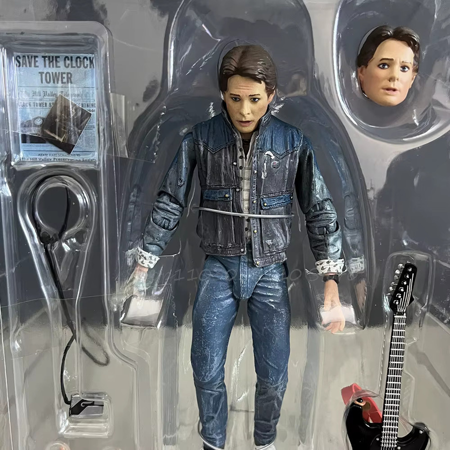 Bandai Zurück in die Zukunft, Guitar Marty McFly, Actionfigur - Bild 2