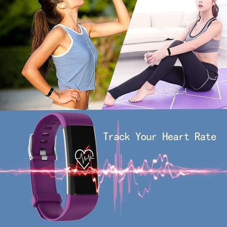 Techtrusty Smartwatch, Schwarz, Kunststoff, Silikon, Unisex