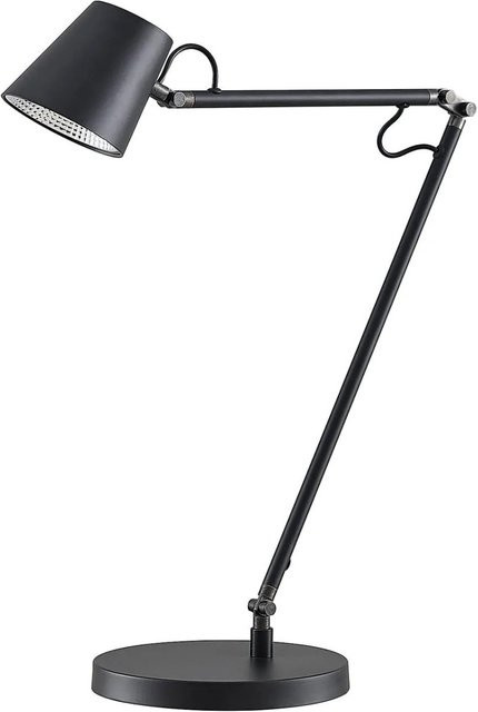 Lucande LED Tischlampe Tarris in Schwarz aus Metall, dimmbar und modern, Arbeitszimmerleuchte - Bild 1