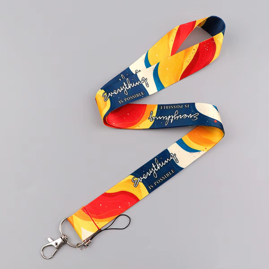 Lanyard Umhängeband mit Schlüsselring - Bild 2