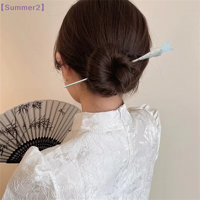 Xia2 Haarstab, Blumenquasten, Perle, Damen - Bild 2