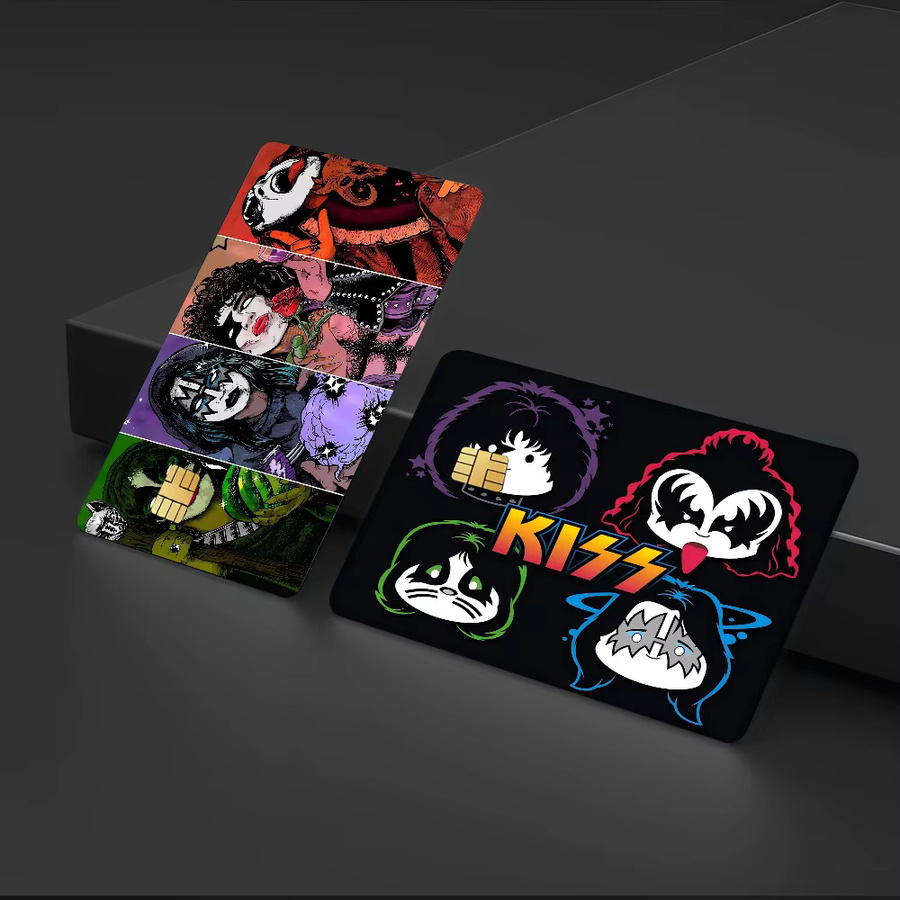 KISS Rock Band Skin Aufkleber für Bankkarten in Matt Gold, Silber, Schwarz und Multicolour - Bild 2