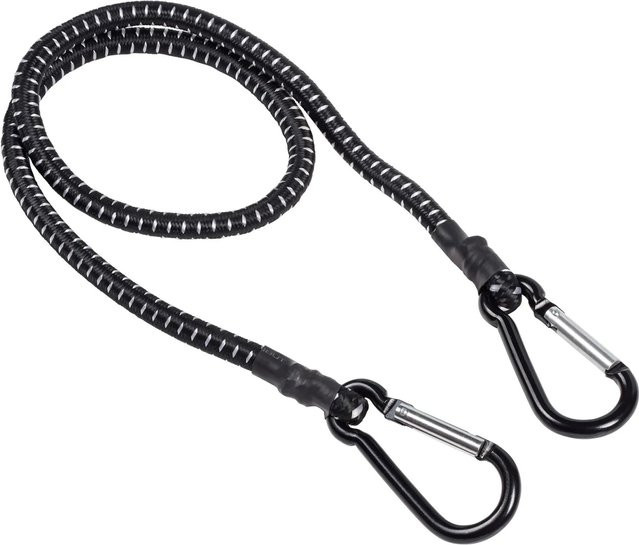 OBI Gummi-Expander mit Karabinerhaken in Schwarz, Länge: 100 cm - Bild 1