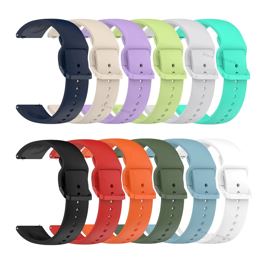 Xiaomi Uhrenarmband Silikon, Redmi Watch 5 Active, Redmi Watch 5 Lite, Schwarz - Bild 4